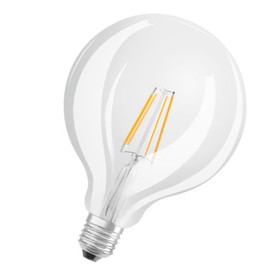 Osram LED-Lampe Retrofit Globe125 Filament E27 4W = 40W Glühlampe warmweiß 2700K