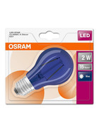 Osram LED Star Deko Classic Partylicht Lichterkette E27 2W Glühbirne 45Lm Blau