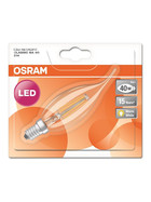 Osram LED Retrofit Kerze Filament Classic BA40 E14 4,5W = 40W Warmweiß 2700K