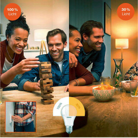 Osram LED GlowDim Classic Globe Glühbirne Filament E27 7W = 60W 2200K-27000K