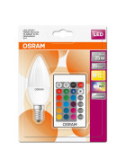 Osram LED Star+ Kerzen Lampe E14 4,5W=25W Farbwechsel Fernbedienung Dimmbar