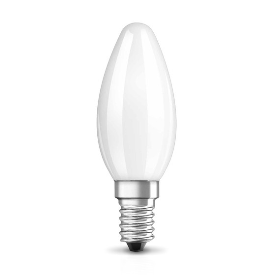 Osram LED Retrofit Kerze Filament matt Classic B25 E14 2,8W=25W Warmweiß 2700K