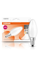 Osram LED Retrofit Kerze Filament matt Classic B25 E14 2,8W=25W Warmweiß 2700K