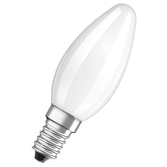 Osram LED Retrofit Kerze Filament matt Classic BA40 E14 4W=40W Warmwei 2700K