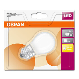 Osram LED Retrofit AGL Filament matt E27 4W = 40W Glühlampe warmweiß 2700K