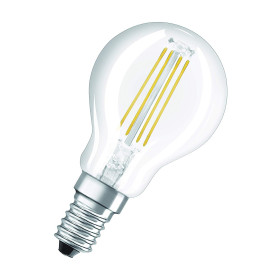 Osram LED Retrofit Filament Classic P40 E14 4W = 40W Glühbirne Warmweiß 2700K