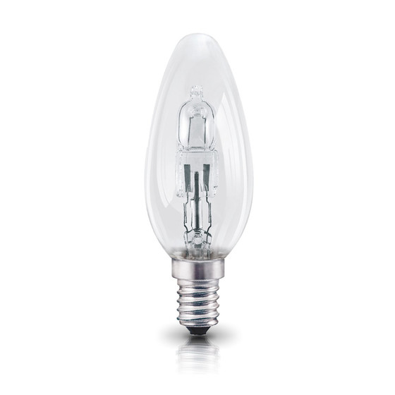 Luminizer 3130 Classic Halogen Kerze C35 E14 28W=34W dimmbar warmweiss