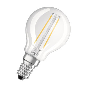 Osram LED Retrofit Glühbirne Filament E14 2,8W = 25W Glühlampe warmweiß 2700K