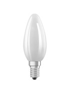 Osram LED Superstar Kerze Candle dimmbar matt Classic E14 6,5W = 60W Warmweiß