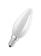 Osram LED Superstar Kerze Candle dimmbar matt Classic E14 6,5W = 60W Warmweiß