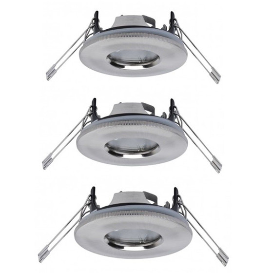 Paulmann 997.47 2Easy Spot Set Premium Eisen gebürstet max 50W exkl Leuchtmittel