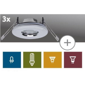 Paulmann 997.47 2Easy Spot Set Premium Eisen gebürstet max 50W exkl Leuchtmittel