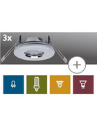 Paulmann 997.47 2Easy Spot Set Premium Eisen gebürstet max 50W exkl Leuchtmittel