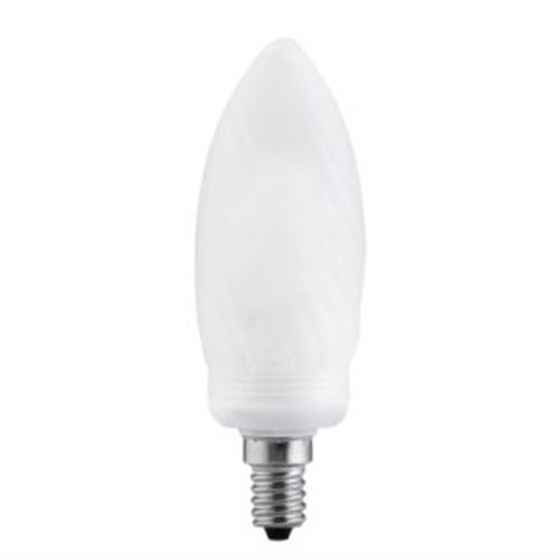 10x Paulmann 880.67 Energiesparlampe Kerze 7W E14 warmweiss gedreht Leuchtmittel
