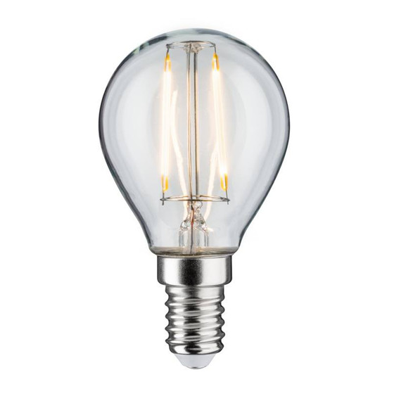 Nice Price 3967 LED Globe Tropfen Filament 2W E14 warmweiß 2700K Leuchtmittel