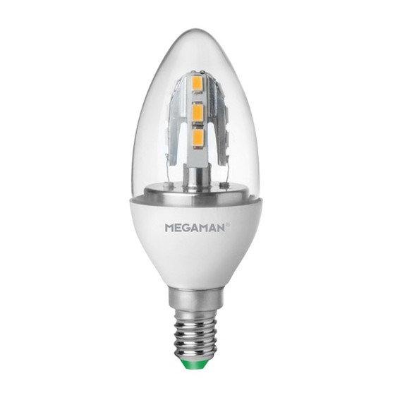 Megaman MM21028 LED E14 3,5W = 25W Kerze Glhbirne dimmbar Lampe warmwei 230V