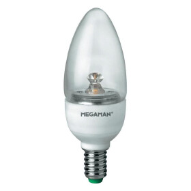 Megaman MM21019 LED E14 3W = 25W Kerze Glühbirne Leuchtmittel warmweiß 230V