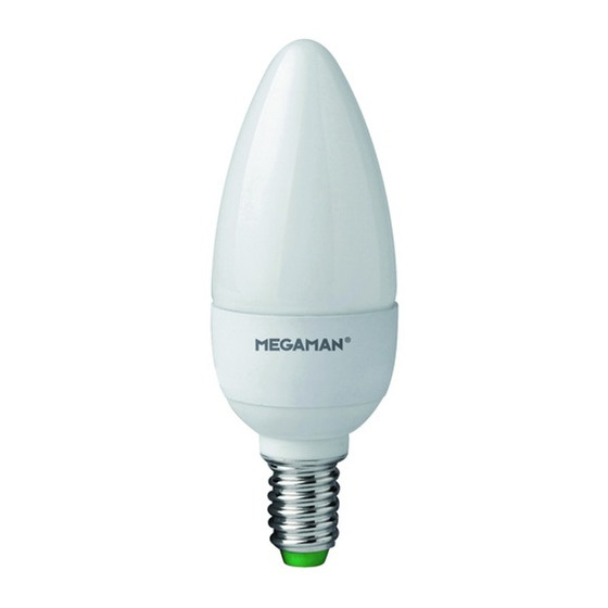 Megaman MM21018 LED E14 3W=20W Kerze Leuchtmittel Glühbirne Lampe warmweiß 230V