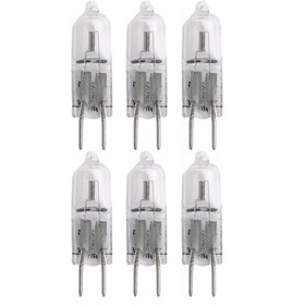 GoOn 6er Set Halogenlampen Stiftsockel Leuchtmittel 50W...