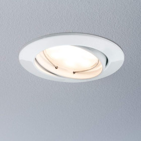 Paulmann 928.03 1er Einbauleuchten Set Premium Coin LED 6,8W Weiß schwenkbar