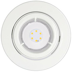 9er Set LED Einbaustrahler 6,5W Einbauleuchte schwenkbar 25° IP23 Warmweiß Weiß