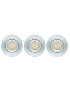3er Set Light Topps LT1255137 LED Einbaustrahler Einbauleuchte 3x6W schwenkbar