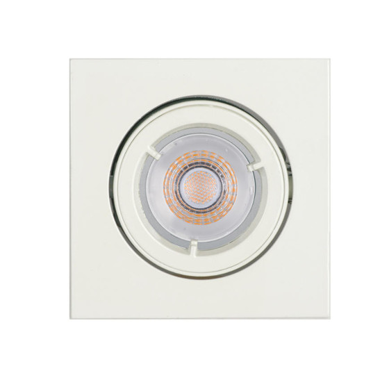 3er Set LED Einbaustrahler Einbauleuchte 3x6,8W GU10 schwenkbar 25 dimmbar Wei