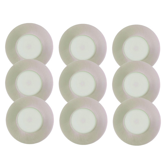 9er Set LED 4,2W Einbaustrahler Einbauleuchte IP23 Spot Lampe Nickel 230V