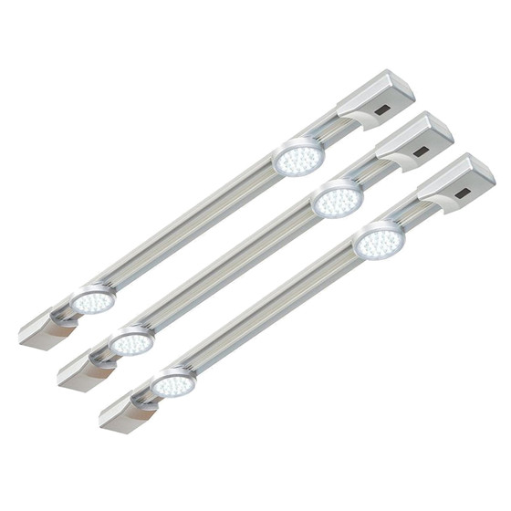 3x Hi Lite 1702022311 LED Lichtleiste MONZA Unterbauleuchte 5,4W 60cm Sensor