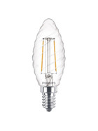 Philips LED E14 Filament Kerze gedreht Leuchtmittel Lampe 2W = 25W Warmweiß 230V