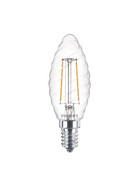 Philips LED E14 Filament Kerze gedreht Leuchtmittel Lampe 2W = 25W Warmweiß 230V