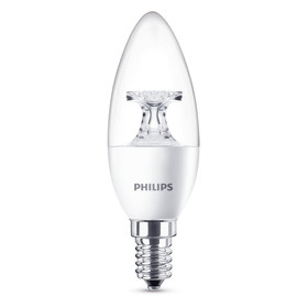 Philips LED E14 Kerze klar B35 Leuchtmittel Lampe Licht 4W = 25W Warmweiß 230V