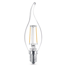 Philips LED E14 Filament Windstoß Kerze...