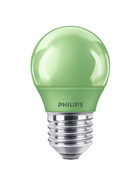 Philips LED E27 Tropfen P45 Party Leuchtmittel Glühlampe 3,1W Grün 230V Sparsam