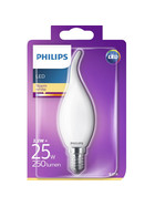 Philips LED E14 Filament Windstoß Kerze Leuchtmittel Lampe 2,2W = 25W Warmweiß