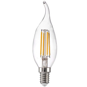 Leuchten Direkt 08320 Liluco Filament LED E14 4W 2700K Warmweiß Lampe 230V