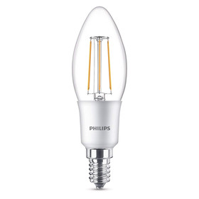 Philips LED E14 Filament Leuchtmittel Kerze Lampe 5W=40W Warmweiß Dimm Sparsam
