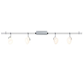 Paulmann 951.96 LED Rail Schienen System Ice 4x4W Chrom matt Warmweiss inkl. Leuchtmittel