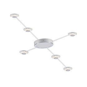 Paulmann 936.48 6er Set Frill Aufbauleuchten LED 6x0,45W...