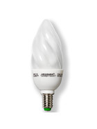 MEGAMAN MM110 Kerze Compact Energiesparlampe 5W Warmweiß E14 Glas 200lm EEK A