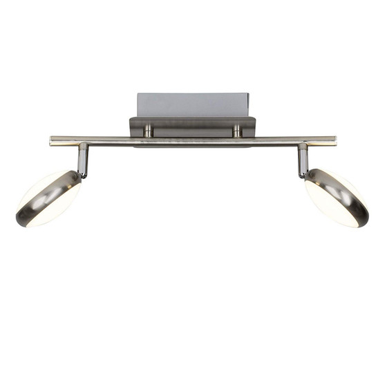 Brilliant G55613/13 Double LED Spot Strahler Deckenleuchte 10W Wei Deckenstrahler Schwenkbar