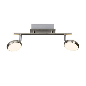 Brilliant G55613/13 Double LED Spot Strahler Deckenleuchte 10W Weiß Deckenstrahler Schwenkbar