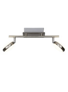 Brilliant G55613/13 Double LED Spot Strahler Deckenleuchte 10W Weiß Deckenstrahler Schwenkbar
