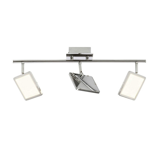 Brilliant G33816/15 Uranus LED Spots 3-flammiger Strahler schwenkbar chrom