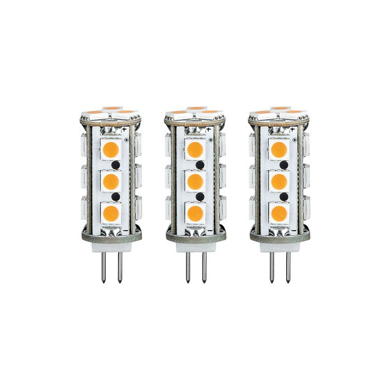 Paulmann 284.31 LED Stiftsockel 2,5W G4 12V Warmweiß 3er-Pack