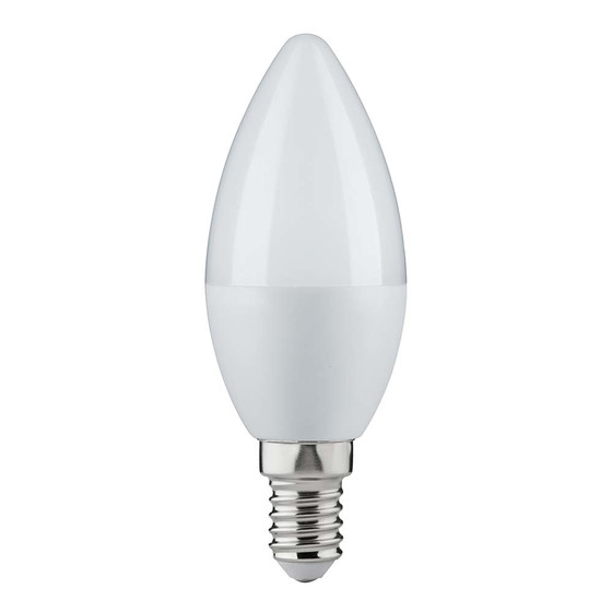 TIP 3971 LED Kerze Leuchtmittel E14 5,5W Dimmbar Warmwei Opal 470 Lumen