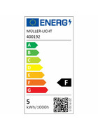 Müller-Licht 400192 LED Leuchtmittel Lampe Kerzenform 4,5W = 40W Glas E14