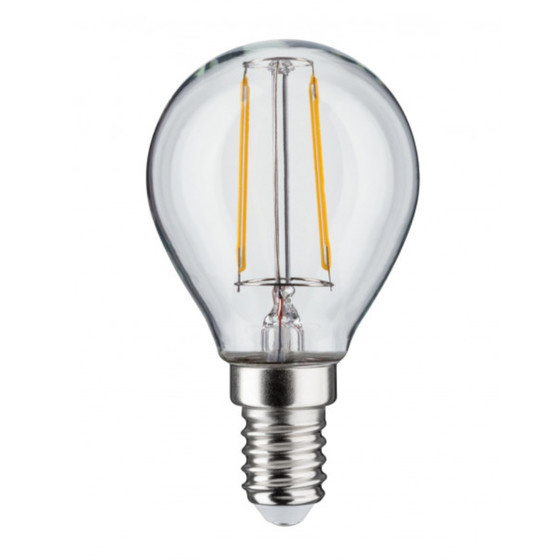 Müller-Licht 24616 LED-Filament Leuchtmittel 2W E14 Klar Tropfen Warmweiss