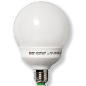 Megaman MM323G Energiesparlampe Globe 23W E27 Warmweiß 98mm EEK A