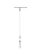 Paulmann 976.51 URail LED Basis Pendel 1x5,5W E27 230V Decken Leuchte Lampe Chrom matt